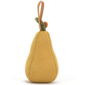 Décoration en peluche Festive Folly Poire (10 cm) Jellycat
