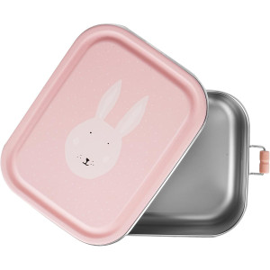 Boîte repas enfant en inox "Mrs Lapin" Trixie