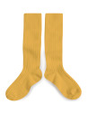 Chaussettes hautes enfant en coton "Camomille" Collegien