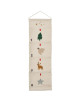 Calendrier de l'Avent en coton bio "Holiday"