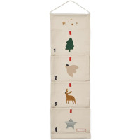 Calendrier de l'Avent en coton bio "Holiday"