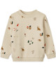 Sweat enfant en coton bio Thora "Holiday"