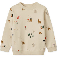 Sweat enfant en coton bio Thora "Holiday"