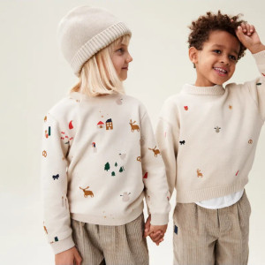Sweat en coton bio Thora "Printed Holiday" Liewood