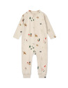 Pyjama bébé sans pieds en coton bio Birk "Holiday"