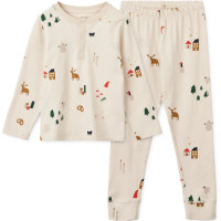 Pyjama enfant 2 pièces en coton bio Whilem "Holiday"