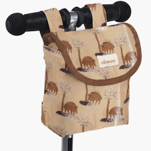 Sac de guidon en coton enduit "Gédéon" Minikane