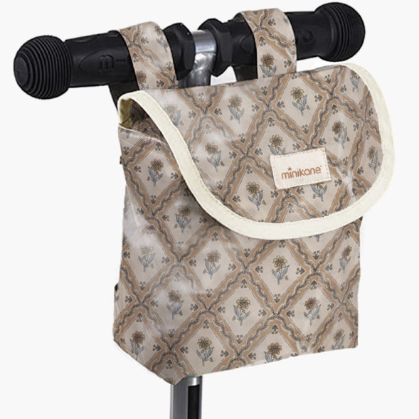 Sac de guidon en coton enduit "Alma"