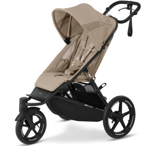 Poussette Avi Spin chassis noir "Almond Beige" Cybex