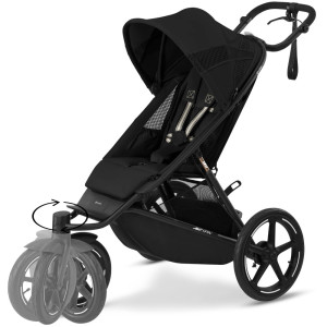 Poussette Avi Spin chassis noir "Moon Black" Cybex