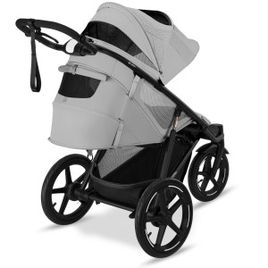 Poussette Avi Spin chassis noir "Fog Grey" Cybex