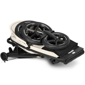 Poussette Avi Spin chassis noir "Seashell Beige" Cybex