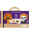 Palette de Déguisement enfant BIO 3 fards "Citrouille & Squelette" Nakami