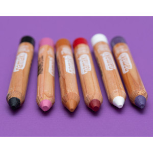 Kit Crayons de maquillage enfant BIO "Mondes des Horreurs" (x6) Namaki