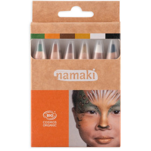 Kit Crayons de maquillage BIO "Vie Sauvage" (x6) Nakami