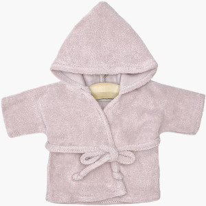 Peignoir en molleton "Pétale" pour poupon Gordis  Minikane