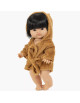 Gordis - Peignoir en molleton pour poupon Gordis "Camel"