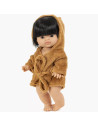 Gordis - Peignoir en molleton pour poupon Gordis "Camel"