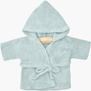 Peignoir en molleton "Thé Vert" pour poupon Babies Minikane