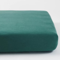 Drap housse 60x120 en coton bio "Eucalyptus"