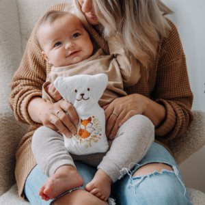 Ourson thérapeutique "Renard Beige" Beke Bobo
