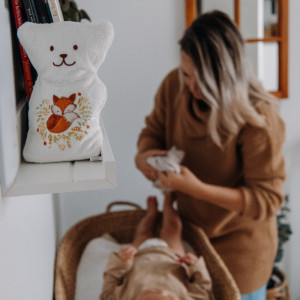 Ourson thérapeutique "Renard Beige" Beke Bobo