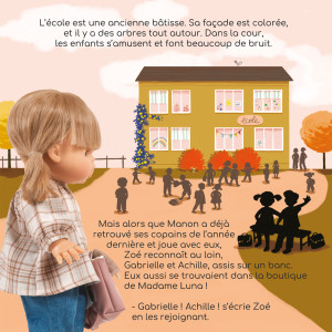Livre La vie des Gordis "La rentrée de Zoé" (3 ans et +) MInikane