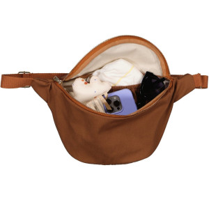 Sac banane à langer en coton "Noisette" Mellipou