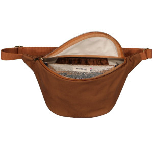 Sac banane à langer en coton "Noisette" Mellipou