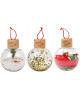 Boules de noël sensorielles "Christmas" (x3)