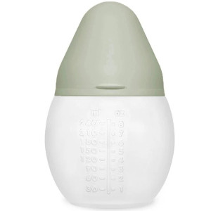 Biberon anti-colique en silicone BibRond (240ml) "Sauge"