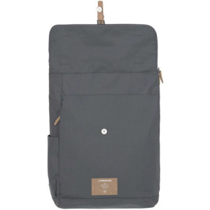 Sac à langer à dos mixte en PET recyclé "Rolltop Anthracite" Lassig