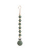 Attache tétine en perles de silicone Luna "Dried Thyme"