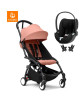  Poussette YOYO³ Cadre noir "Ginger" 6+ + Cybex Cloud T i-SIZE PLUS