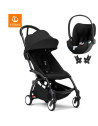  Poussette YOYO³ Cadre noir "Noir" 6+ + Cybex Cloud T i-SIZE PLUS