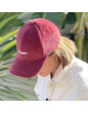 Casquette en velours côtelé Colette "Amour" (Maman)