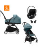  Trio Poussette YOYO³ 6+ Cadre Noir "Aqua" + Nacelle YOYO + Cybex Cloud T i-SIZE PLUS Plus