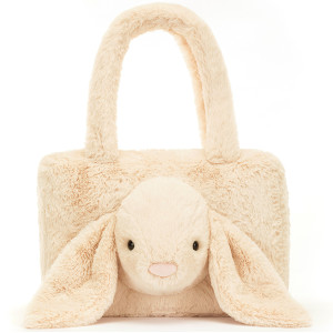 Sac Tote Bag enfant en peluche "Smudge Lapin" Jellycat