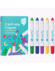 Set de 5 Crayons de cire effaçables Multisurfaces "Doux"