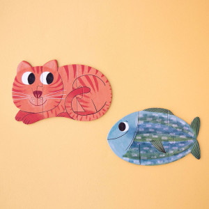 Puzzle enfant réversible "I Love my Pets" (3 ans et +) Londji