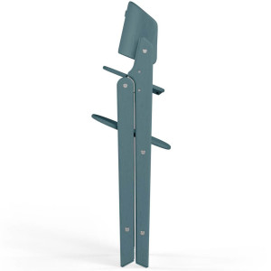 Chaise Haute évolutive en bois de hêtre Click & Fold "Stone Blue" Cybex