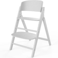 Chaise Haute bébé évolutive en bois Click & Fold "All White"