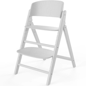Chaise Haute évolutive en bois de hêtre Click & Fold "All White"