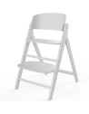 Chaise Haute bébé évolutive en bois Click & Fold "All White"