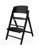 Chaise Haute bébé évolutive en bois Click & Fold "Stunning Black"
