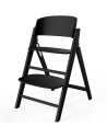 Chaise Haute bébé évolutive en bois Click & Fold "Stunning Black"