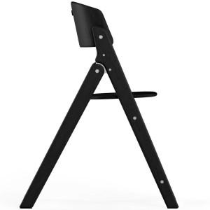 Chaise Haute évolutive en bois de hêtre Click & Fold "Stunning Black"