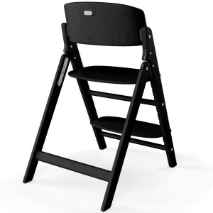Chaise Haute évolutive en bois de hêtre Click & Fold "Stunning Black"