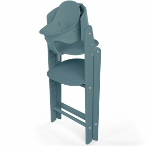 Chaise Haute évolutive 3-in-1 en bois Click & Fold "Stone Blue" Cybex