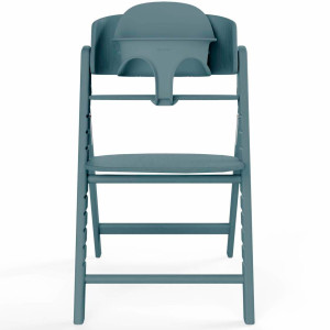 Chaise Haute évolutive 3-in-1 en bois Click & Fold "Stone Blue" Cybex